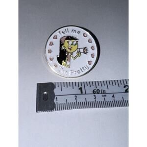 Fairly Odd Parents Trixie Tell I’m Pretty Round Pin Brooch